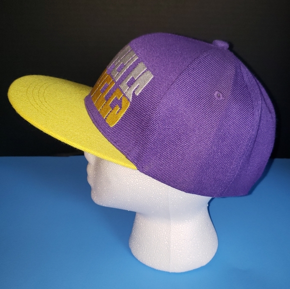 Los Angeles Lakers Impact Merchandise Snapback Hat Cap Purple Yellow White NBA - Picture 4 of 9